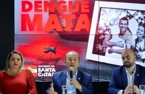 Governador apresenta equipamento para monitorar gravidade da dengue