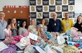 Polícia Civil de Joaçaba adota cartinhas da campanha Papai Noel dos Correios 