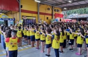 Bombeiros formam 287 alunos de Joaçaba no Projeto Golfinho