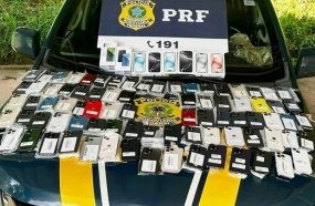 PRF localiza celulares escondidos em compartilhamentos falsos de veículo 