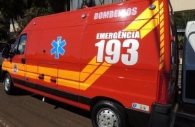 Homem é socorrido após levar facada nas costas no centro de Capinzal 