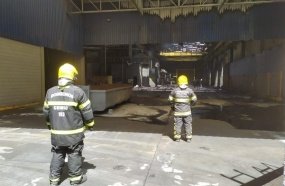 Incêndio de grandes proporções atinge Pioneiro Ecometais em Água Doce