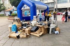 CDL Joaçaba movimenta o sábado com coleta de lixo eletrônico e Dia D