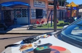 Traficante é preso com drogas em frente a creche de Capinzal