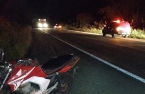 Jovem que estava na garupa morre após queda de moto em Curitibanos 