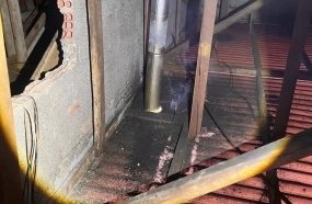 Princípio de incêndio em restaurante mobiliza Bombeiros