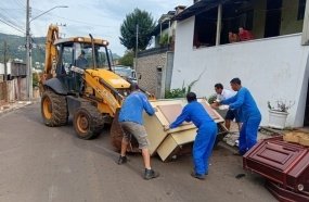 Secretaria de Obras realiza melhorias no interior e mutirão de limpeza na cidade