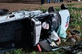 Empresário morre após colisão entre picape e caminhão na BR-282