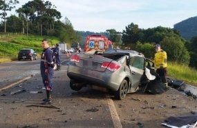 Vítimas do acidente na BR-282 eram filha e sobrinho do ex-prefeito de São José do Cerrito
