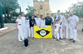 Capoeira Brasil promove intercâmbio cultural entre Herval d’Oeste e Xaxim 