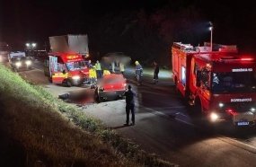 Colisão entre carro e carreta mata homem de 51 anos na BR-470