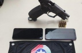 Detento em saída temporária foge da PM e abandona pistola no veículo