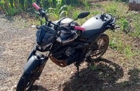 Polícia Militar recupera motocicleta furtada em Jaborá 