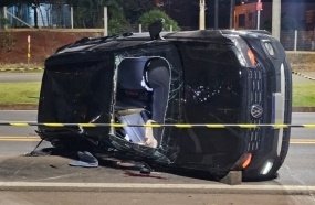 Motorista é resgatado em estado grave após colisão na BR-282