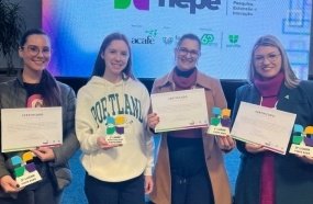 Projetos da Unoesc são premiados no Fórum Integrado da Acafe