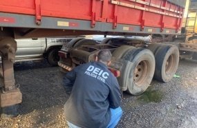 Polícia Civil desmantela grupo que furtava caminhões em SC e levava ao Paraguai