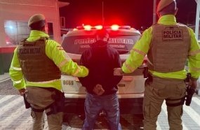 Homem é detido por reconhecimento facial no primeiro dia da Festa do Pinhão