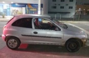Motorista é preso por embriaguez após colisão no centro de Joaçaba