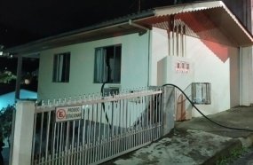 Fiação elétrica provoca princípio de incêndio em Herval d’Oeste