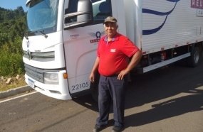 Motorista de Joaçaba é exemplo de dedicação e paixão pela profissão