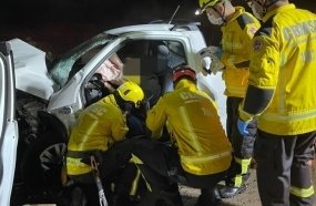 Motorista é resgatado em estado grave após colisão em Campos Novos