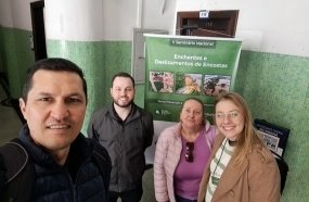 Servidores de Joaçaba participam de eventos nacionais sobre meio ambiente e desastres