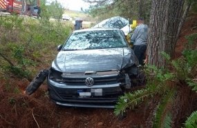 Servidora da Prefeitura de Campos Novos morre em acidente na BR-282 
