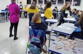 Unoesc promove atividade educativa sobre cidadania fiscal em Luzerna