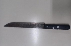 Jovem é preso após ameaçar companheira com facão em Herval d’Oeste 