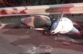 Motociclista fica gravemente ferido após colisão em Tangará