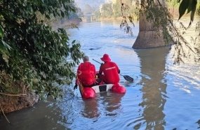 Bombeiros localizam corpo em estado de decomposição no Rio do Peixe