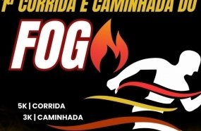 Corrida e Caminhada do Fogo alia esporte e solidariedade em Joaçaba