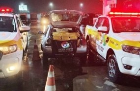 Motorista é preso transportando carga de cigarros contrabandeados
