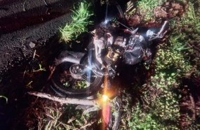 Motorista foge após acidente que matou motociclista na SC-155