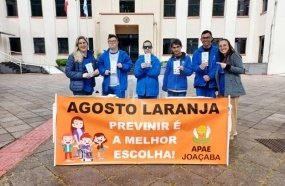 APAE Joaçaba envolve comunidade em ações da Semana Nacional da Pessoa com Deficiência