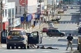Jovens são presos com caminhonete furtada após perseguição por 40 km