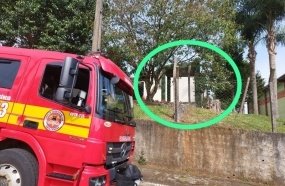 Trabalhador fica ferido após ser atingido por parede que desabou em escola