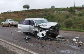 Morre uma das vítimas da colisão frontal em Campos Novos