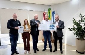Projeto prevê nova rua em concreto ligando os campi da Unoesc em Joaçaba