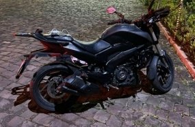 Polícia Militar recupera em Erval Velho moto furtada no Litoral