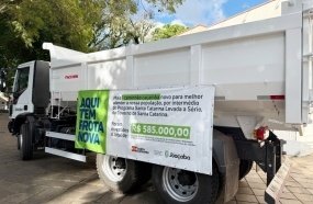 Joaçaba adquire caminhão-caçamba para melhorar serviços de infraestrutura