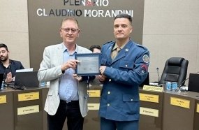Bombeiro Militar e cartorários são homenageados pela Câmara de Vereadores
