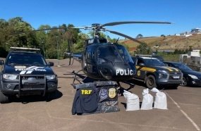Operação policial no Oeste apreende 252 kg de maconha e prende cinco pessoas