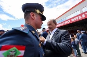 Governador participa da solenidade dos 99 anos do Corpo de Bombeiros