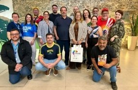 Representantes do carnaval Joaçaba fazem imersão cultural no Rio de Janeiro