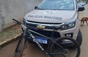 Casal é preso após rastreador localizar bicicleta furtada em Herval d’Oeste