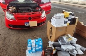PRF apreende mais de 100 produtos importados irregularmente na BR-282