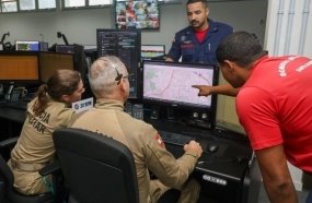 Central Integrada de Emergência reúne PM, Bombeiros, SAMU e Polícia Penal
