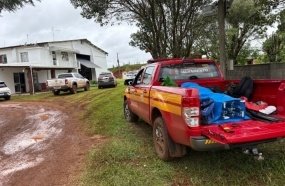 Assalto a fazenda termina com criminoso morto em Campos Novos