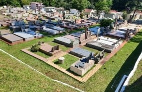 Prefeitura de Joaçaba realiza força-tarefa de limpeza no Cemitério Municipal 